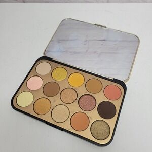 NEW No Box BH Cosmetics Glam‎ Reflection Gilded Eyeshadow Palette 15 Color